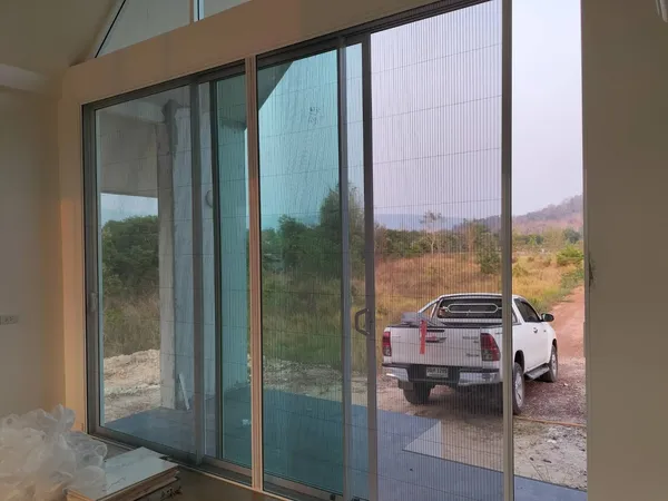 ผลงานการติดตั้งมุ้งจีบ สลิลพรดีไซน์ - 8