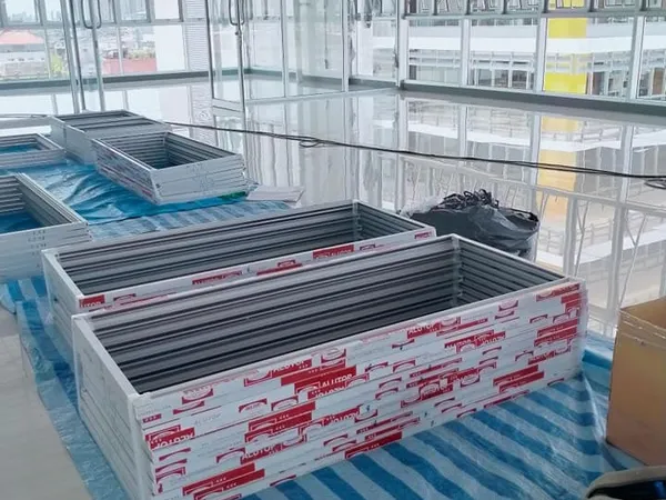 ผลงานการติดตั้งมุ้งจีบ สลิลพรดีไซน์ - 13