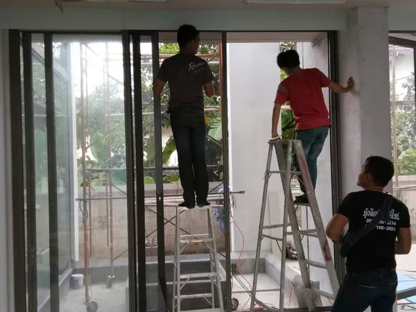 ผลงานการติดตั้งมุ้งจีบ สลิลพรดีไซน์ - 18