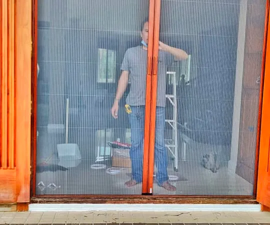 ผลงานการติดตั้งมุ้งจีบ สลิลพรดีไซน์ - 19