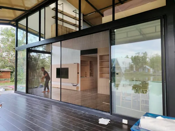 ผลงานการติดตั้งมุ้งจีบ สลิลพรดีไซน์ - 20